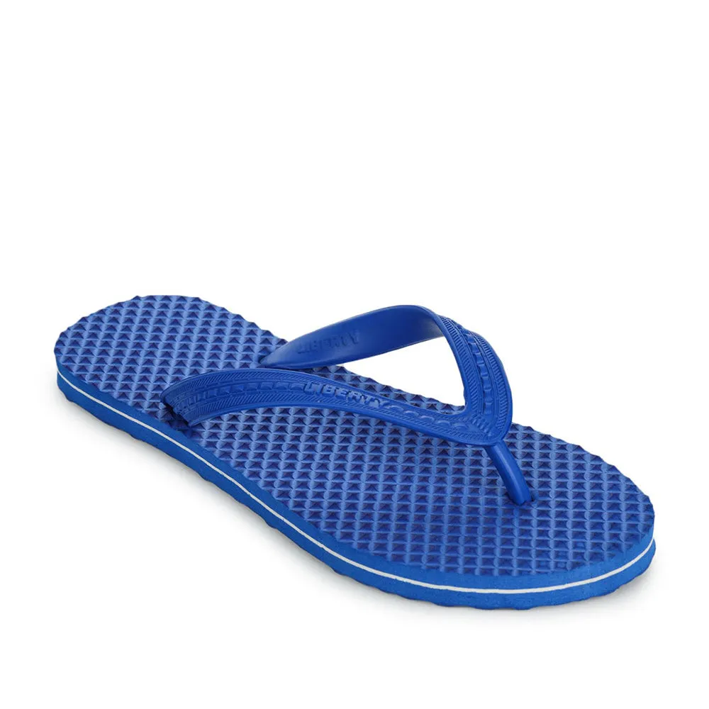 A-HA Casual Blue Flip Flop For Men HEALTH-1 By Liberty