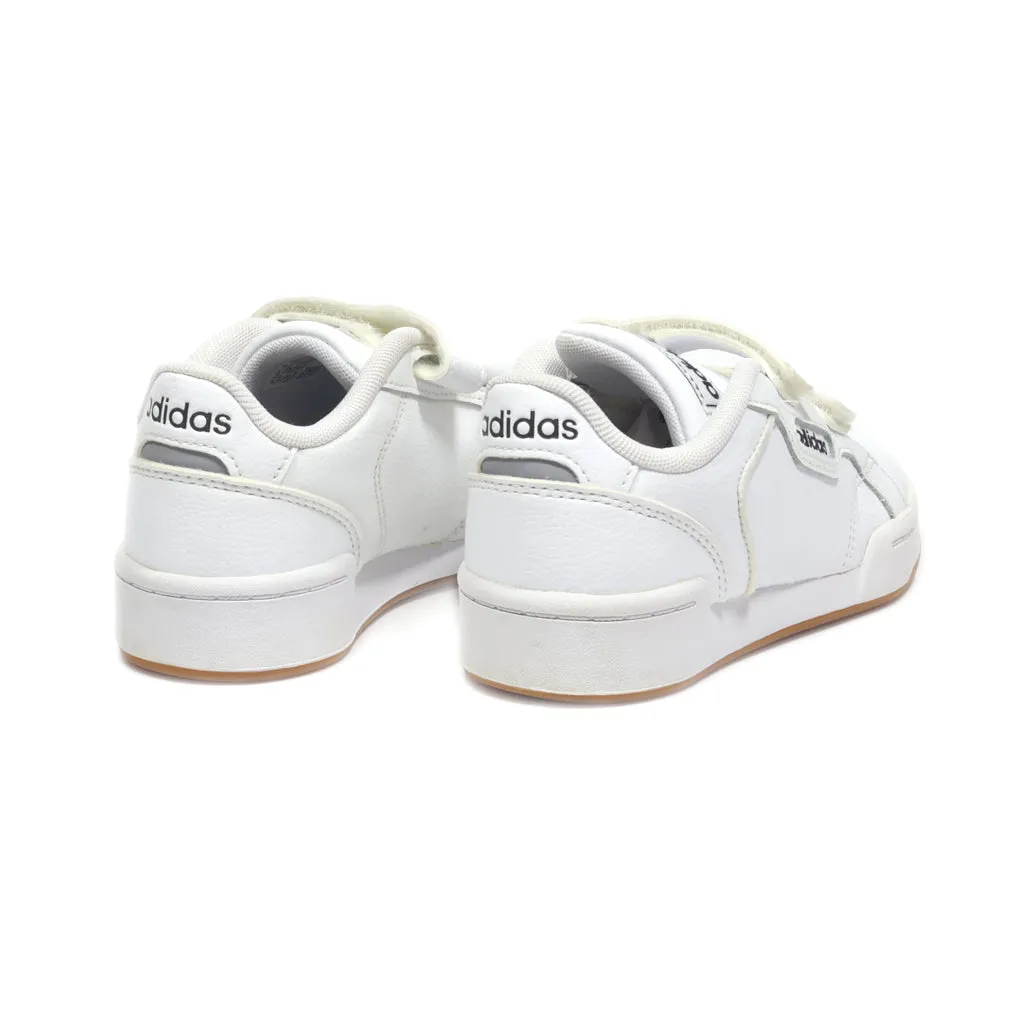 Adidas Neo Roguera Sneakers Leather White Colour For Kids