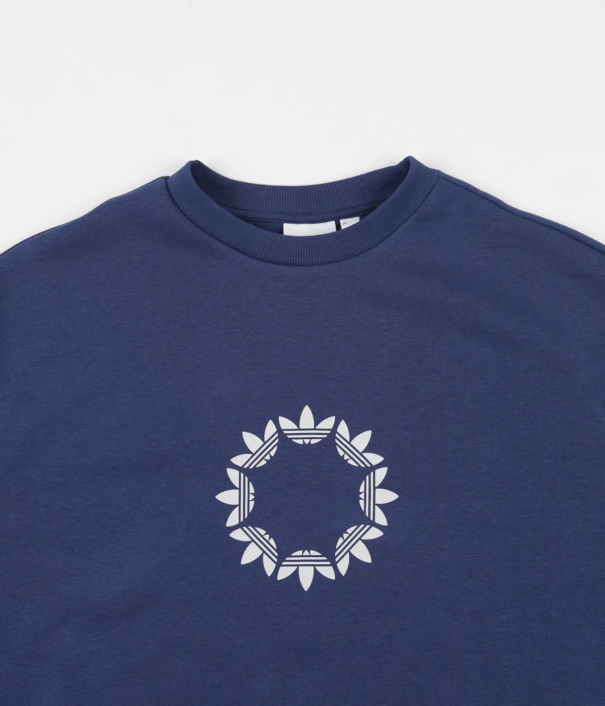 Adidas Pinwheel Crewneck Sweatshirt - Tech Indigo / Grey One