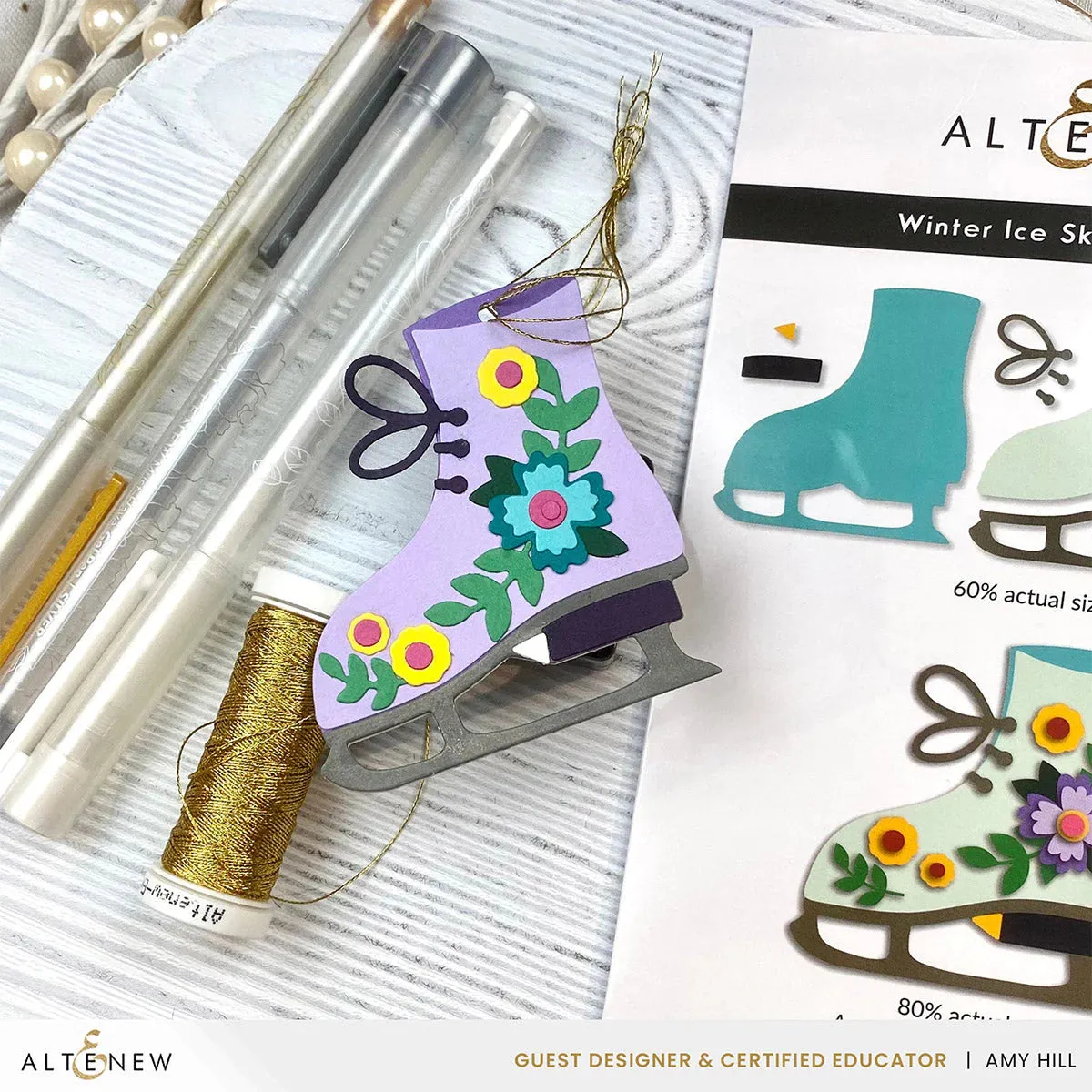 Altenew Winter Ice Skate Die Set*