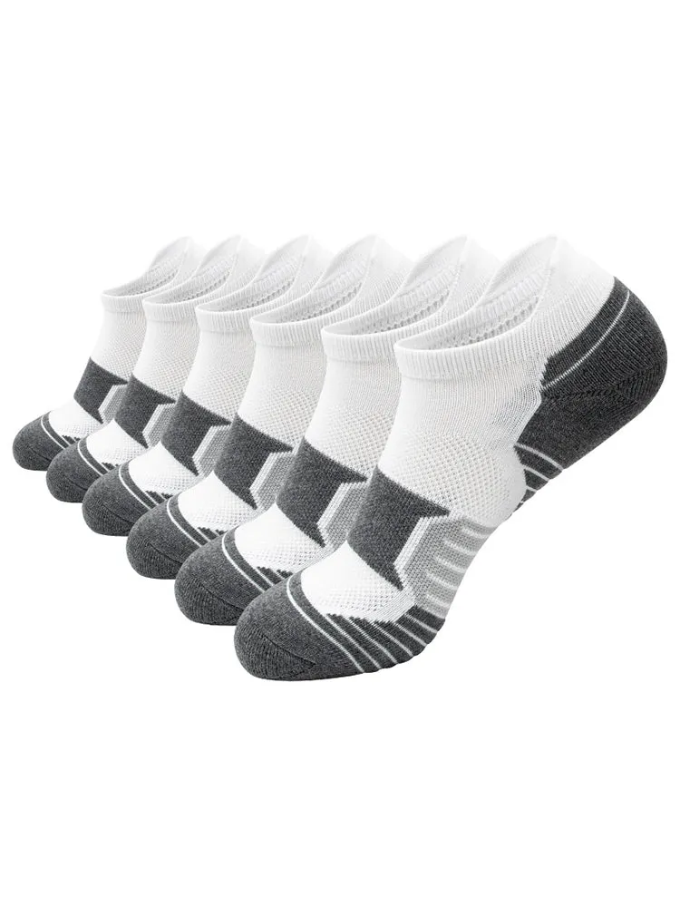 Ankle Running Socks Low Cut Cushioned Athletic Sports Socks