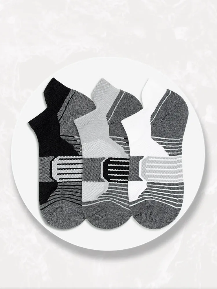 Ankle Running Socks Low Cut Cushioned Athletic Sports Socks