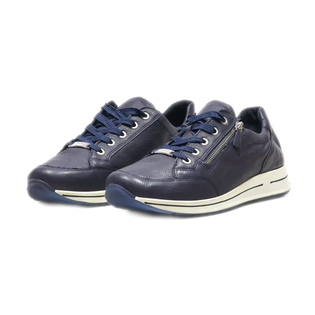 Ara Oleanna Low-Top Sneakers Leather Blue Colour For Women