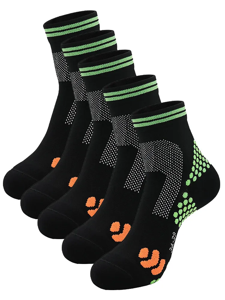 Athletic Ankle Quarter Running Socks Hiking Performance Sport Cotton Socks