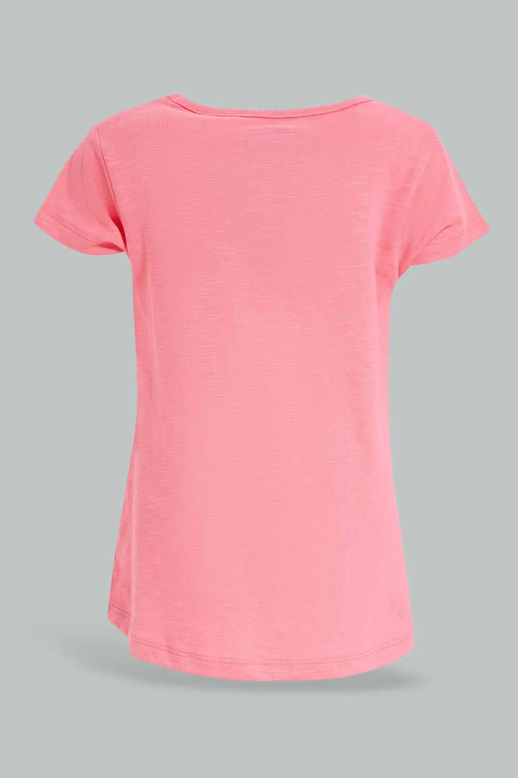 Baby Girls Pink Basic T-Shirt