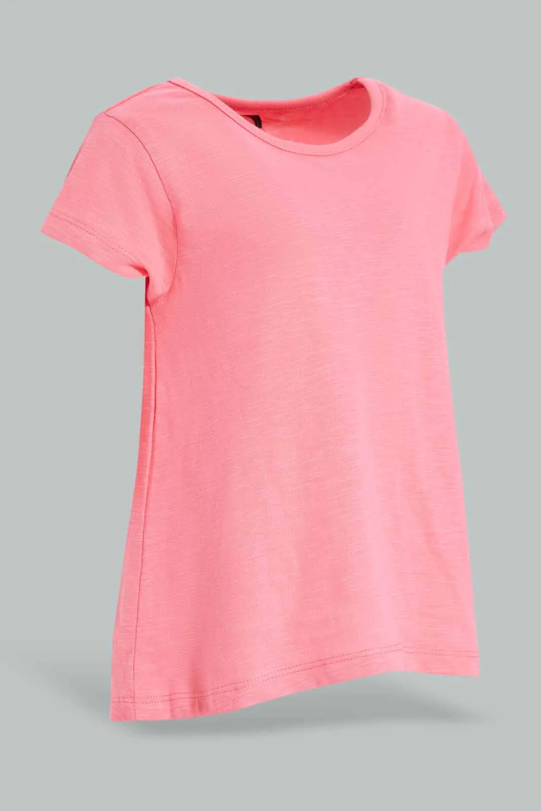 Baby Girls Pink Basic T-Shirt