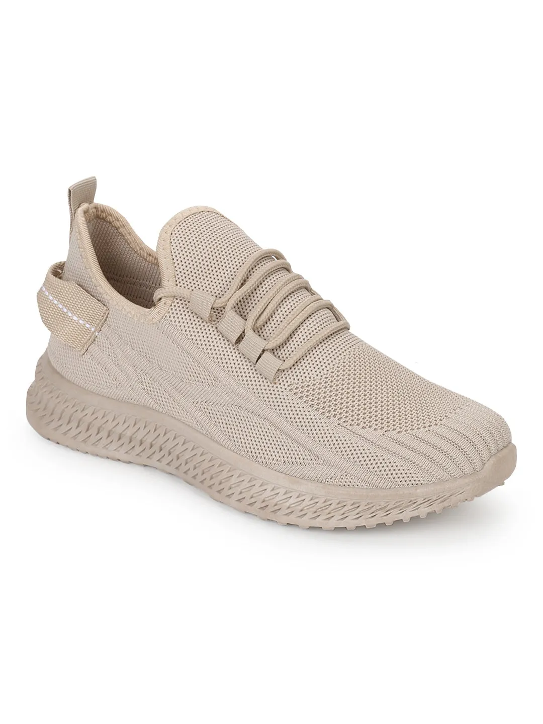 Beige Mesh Slip-On Sneakers (TC-RS3436-BEIG)