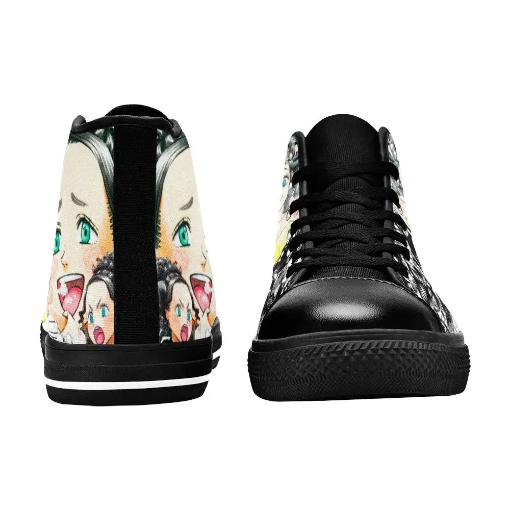 Black Clover Charmy Pappitson Shoes High Tops Sneakers for Kids and Adults