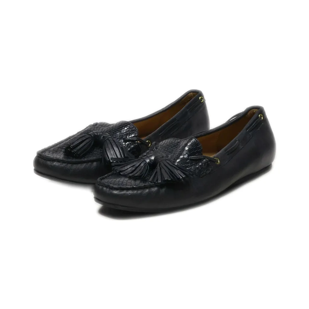 Bocage Innovation Loafers Leather Black Colour For Women