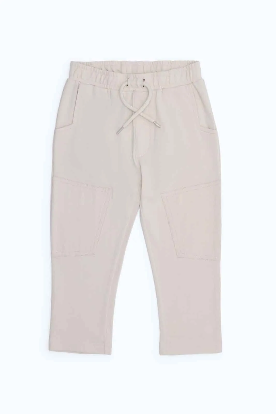 Boys Beige Pull-On Trouser