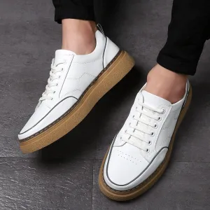 Brand Men's Casual Shoes Fashion Light Flats Classic Tenis Masculino Male Lace Up Flats White Men Sneakers Tenis Masculino %