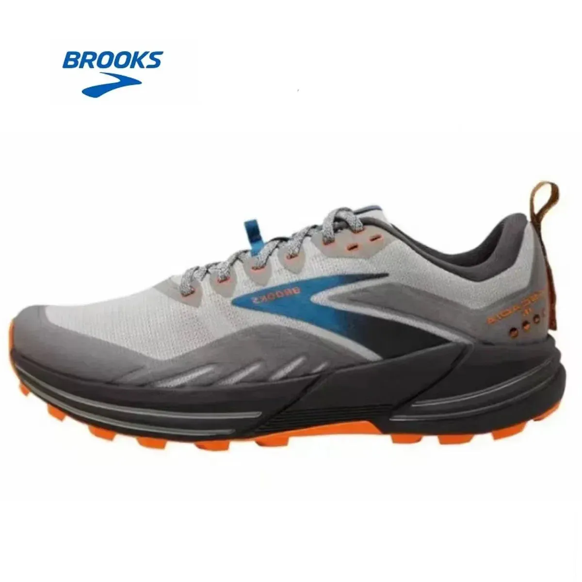 BROOKS Cascadia 16 Running Shoes Yellow Black Grenadine Men Women Long-Distance Road Sport Training Casual Sneakers