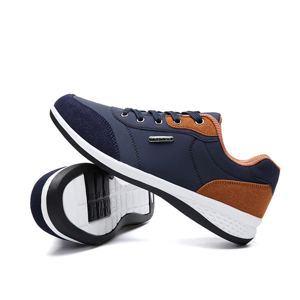 Business Men Flock Sneakers Walking Shoes