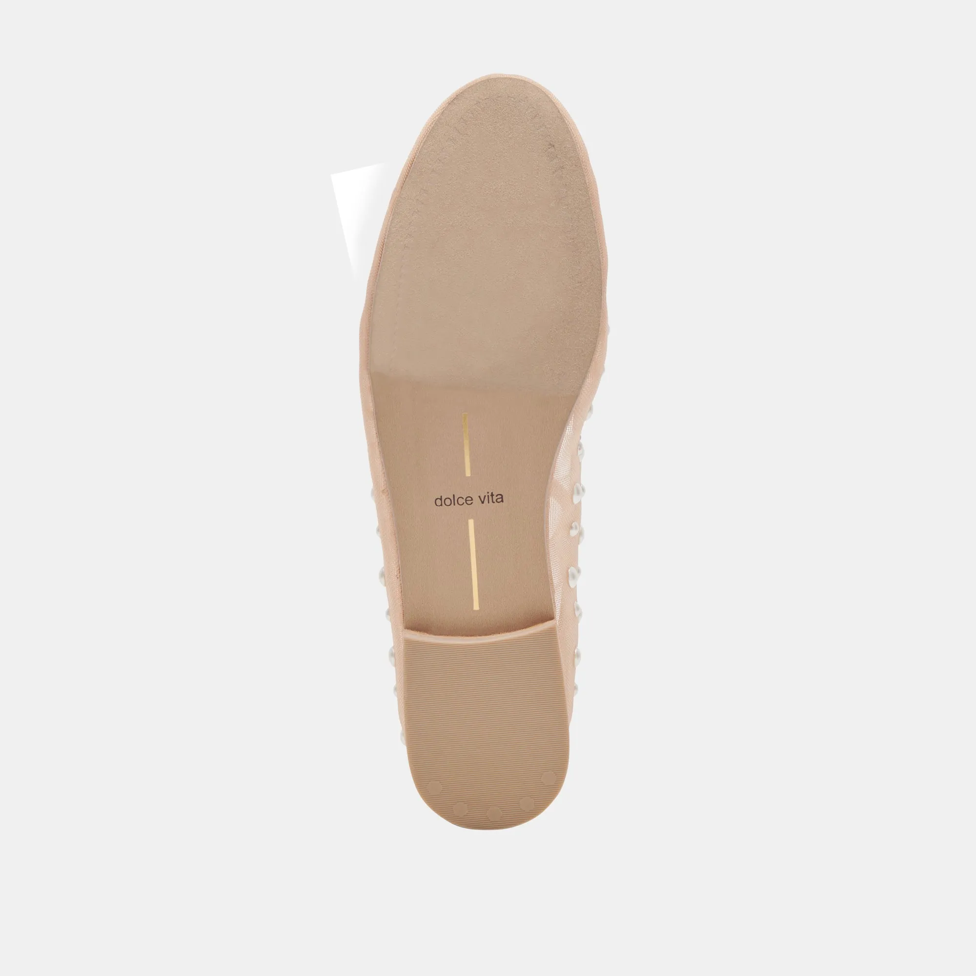 CADEL PEARL BALLET FLATS BLUSH MESH