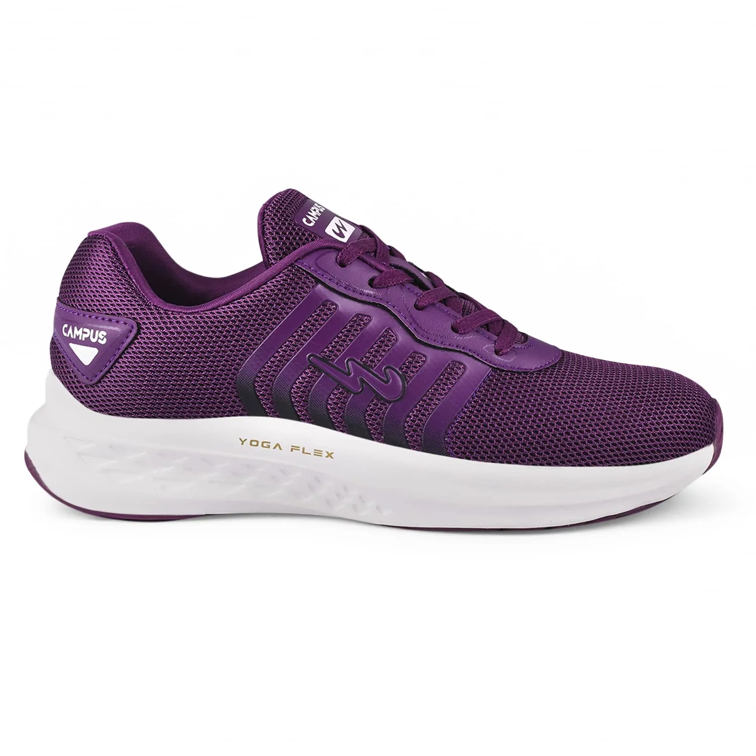 Campus Women's Camp-NAAZ Purple/BLK Running Shoes 8-UK/India