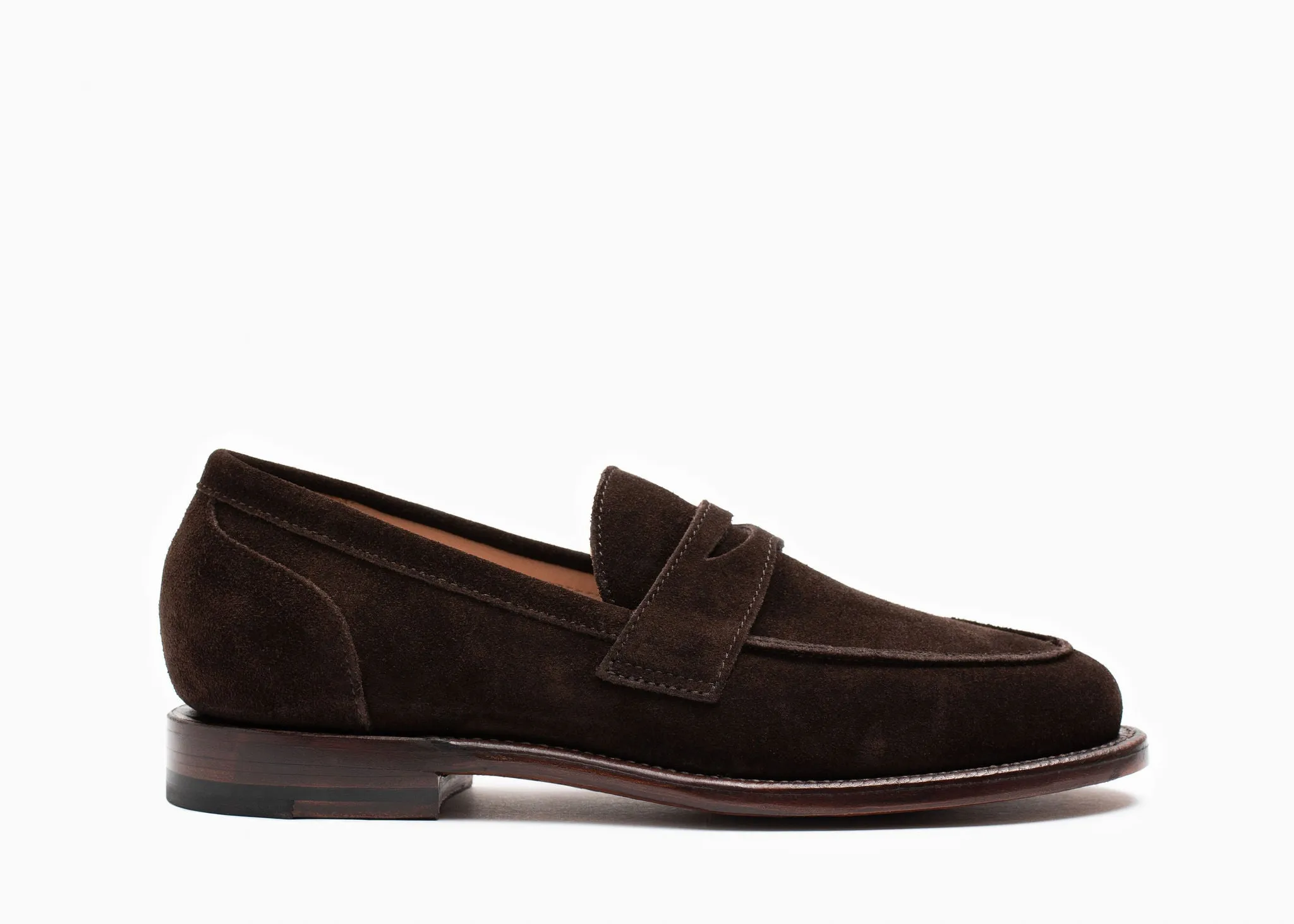 Clara Penny Loafer Espresso Suede