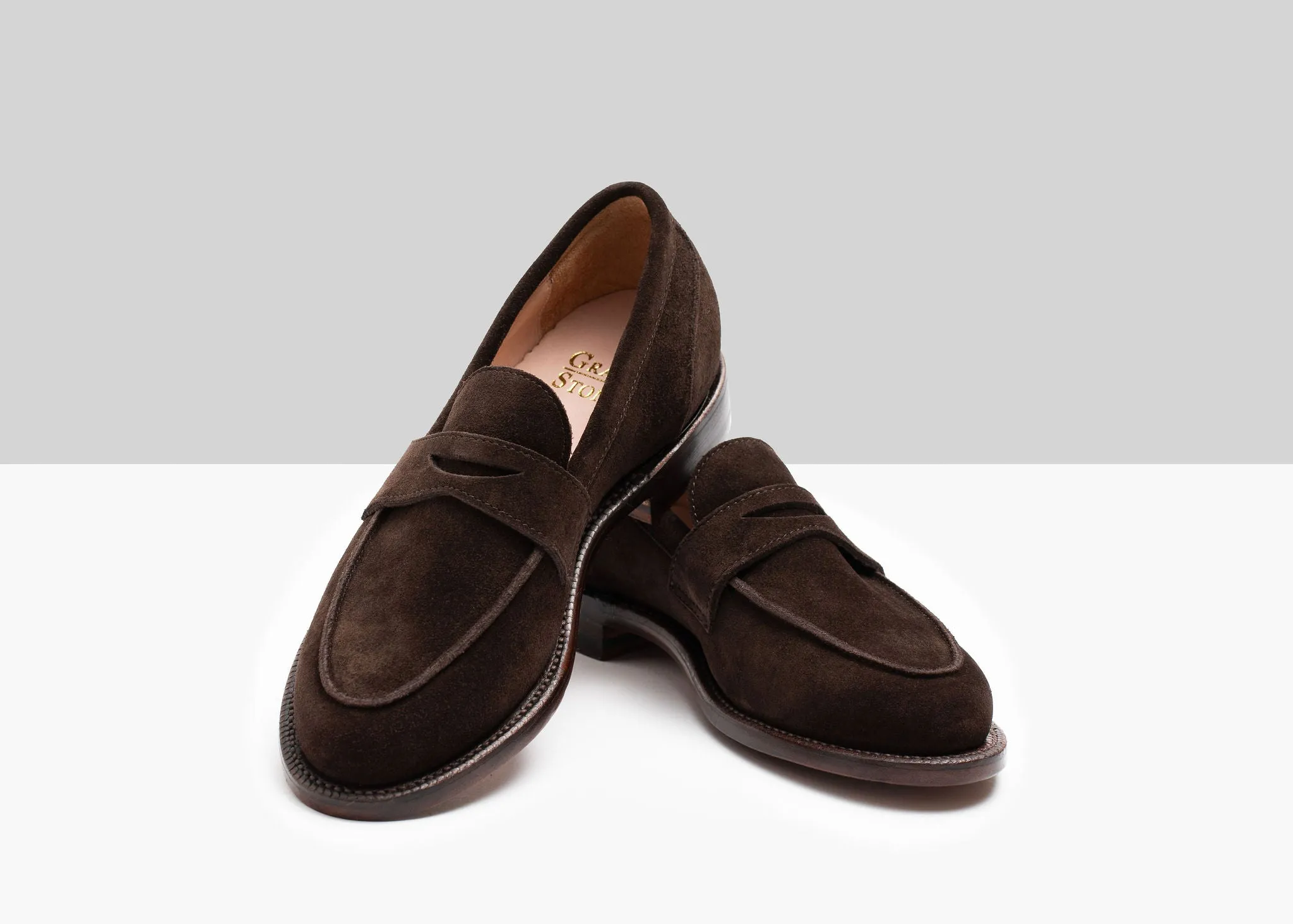 Clara Penny Loafer Espresso Suede