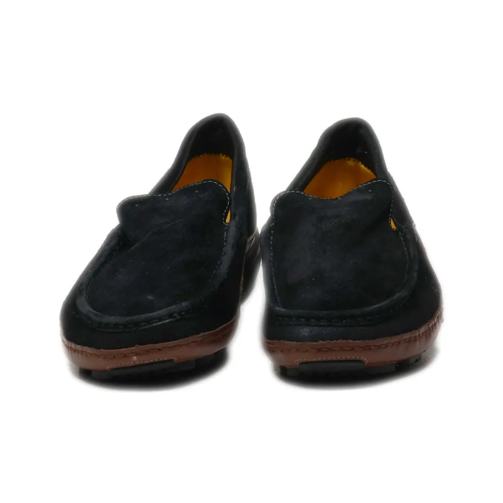 Clarks Privo Loafers Suede Black Colour For Men