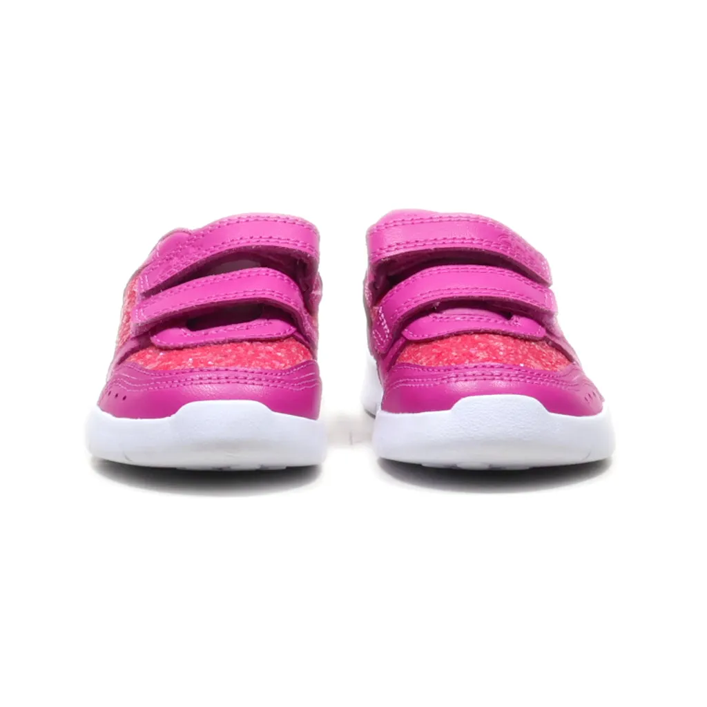 Clarks Sneakers Leather Pink Colour For Kids