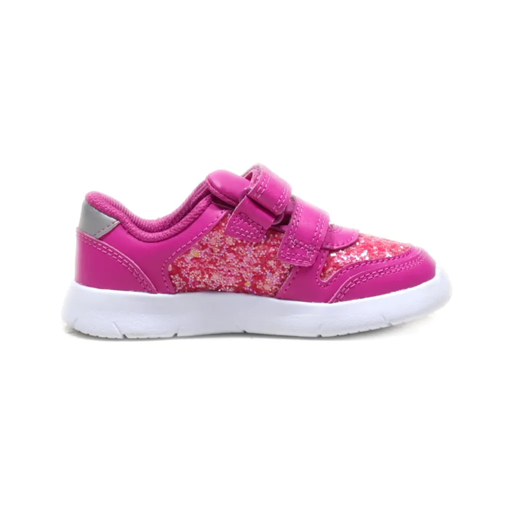 Clarks Sneakers Leather Pink Colour For Kids