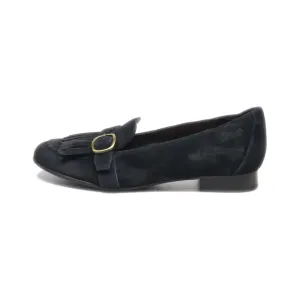 Clarks Unstructured Loafers Suede Black Colour For Women