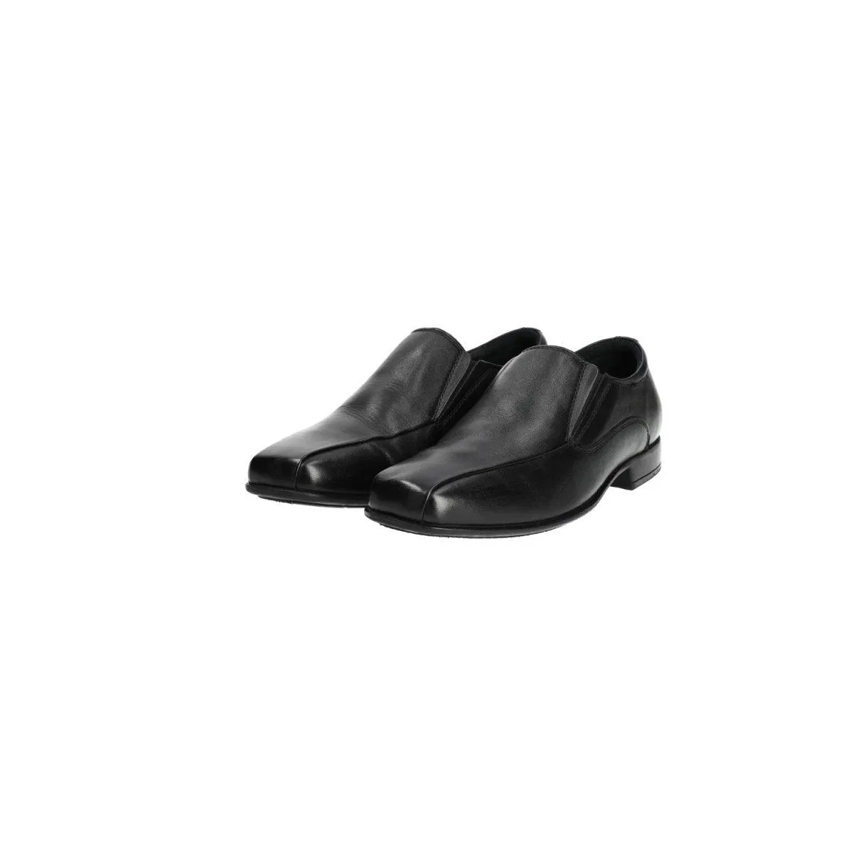 Claudio Conti Formal Slip Ons Fabric Black Colour For Men