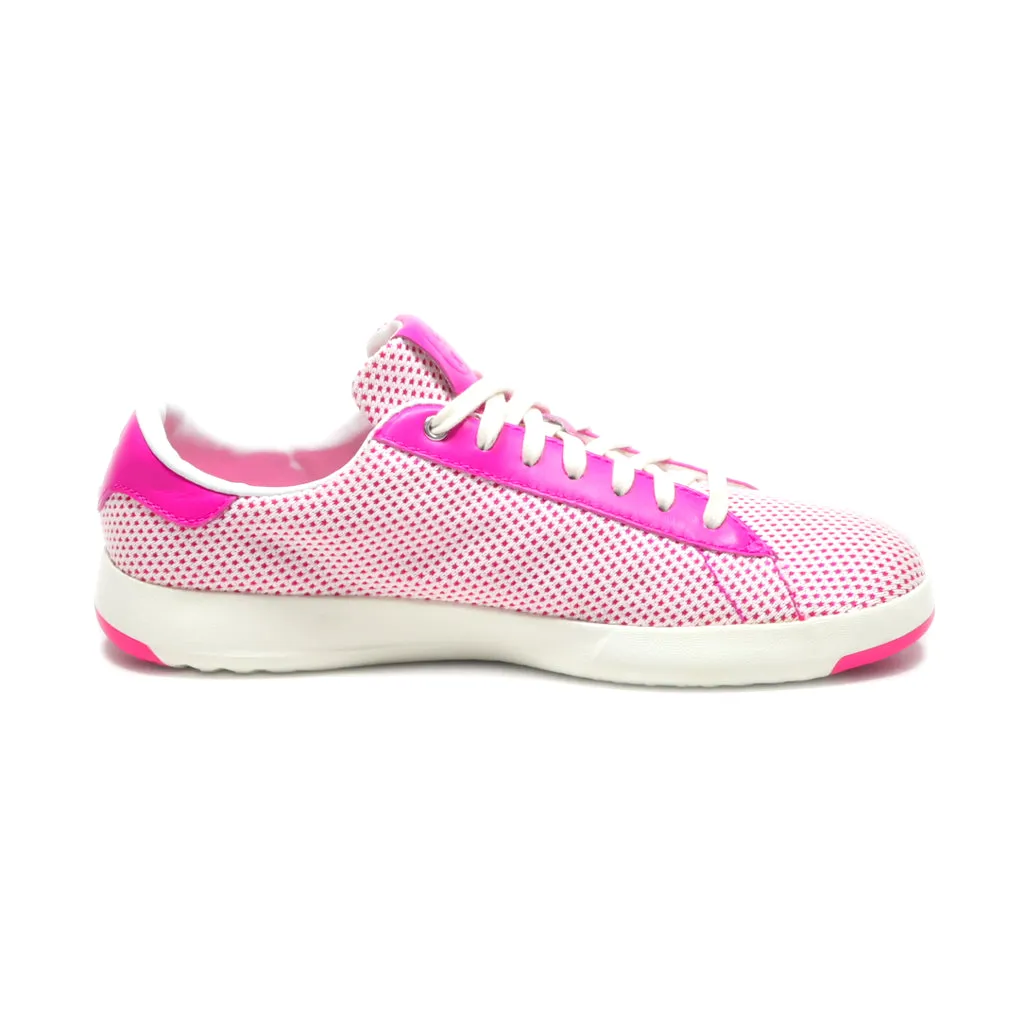 Cole Haan Grand Series Class Edition Jp Shoe Low-Top Sneakers Fabric Pink Colour For Women