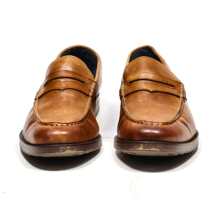 Cole Haan Loafers Leather Brown Colour For Men