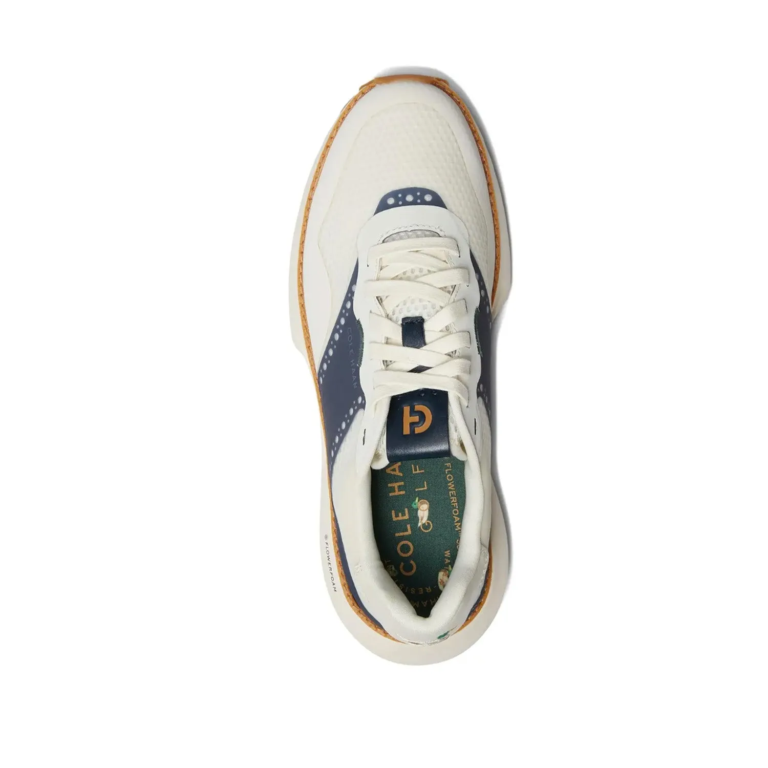 Cole Haan Men's Grandpro Ashland Golf in Ivory/Navy Blazer