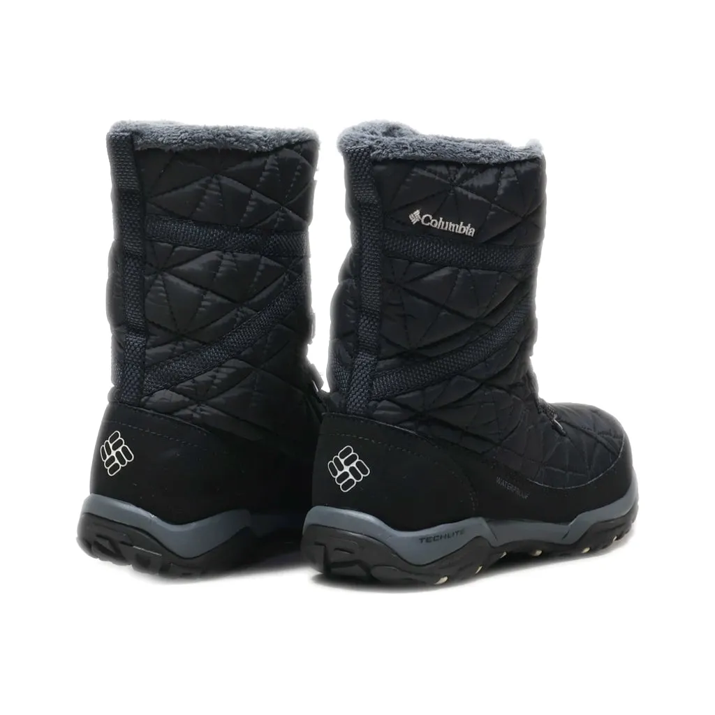 Columbia Loveland Snow Boots Fabric Black Colour For Kids