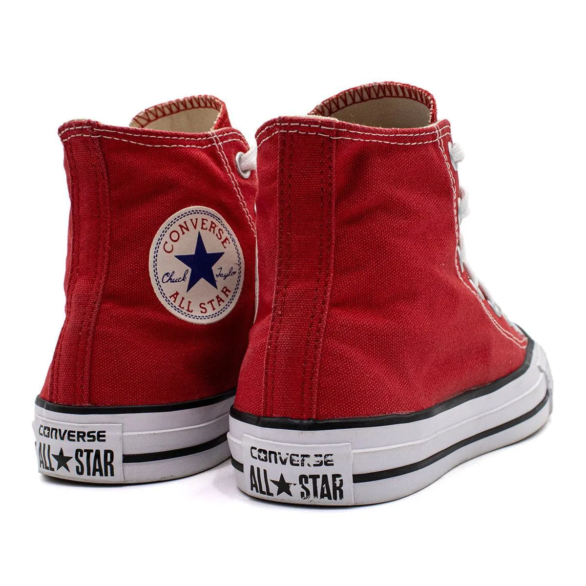 Converse Chuck Taylor All Star High-Top Sneakers Fabric Red Colour For Women