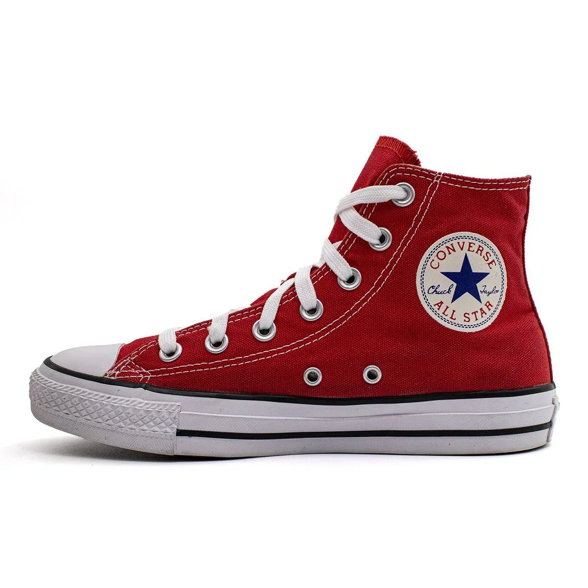 Converse Chuck Taylor All Star High-Top Sneakers Fabric Red Colour For Women