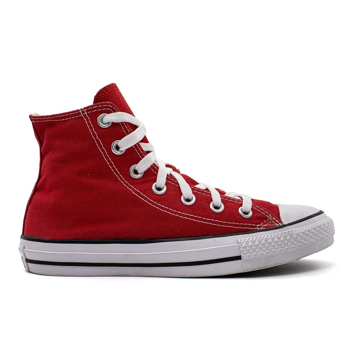 Converse Chuck Taylor All Star High-Top Sneakers Fabric Red Colour For Women