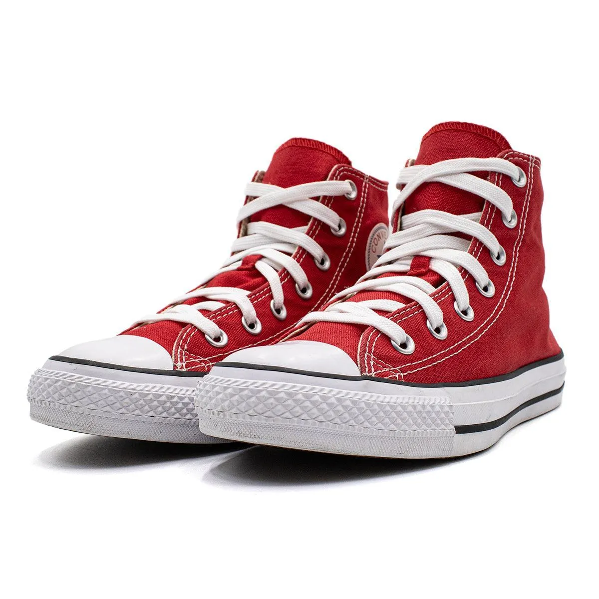 Converse Chuck Taylor All Star High-Top Sneakers Fabric Red Colour For Women