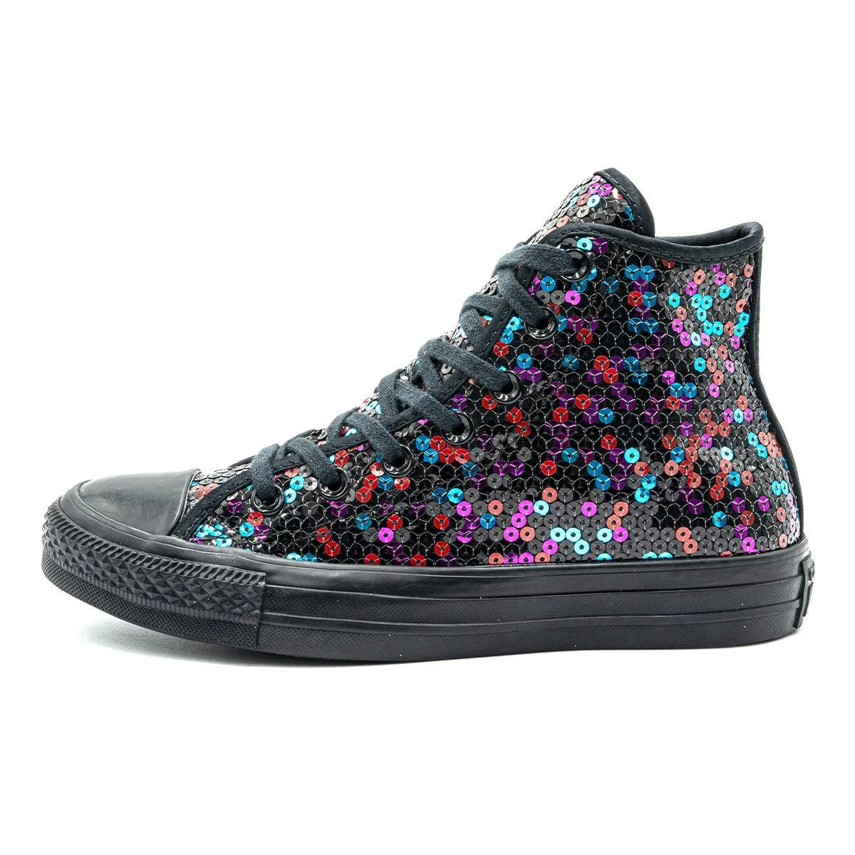 Converse Chuck Taylor All Star Sequins High-Top Sneakers Sequins Fabric Multicolour Colour For Women