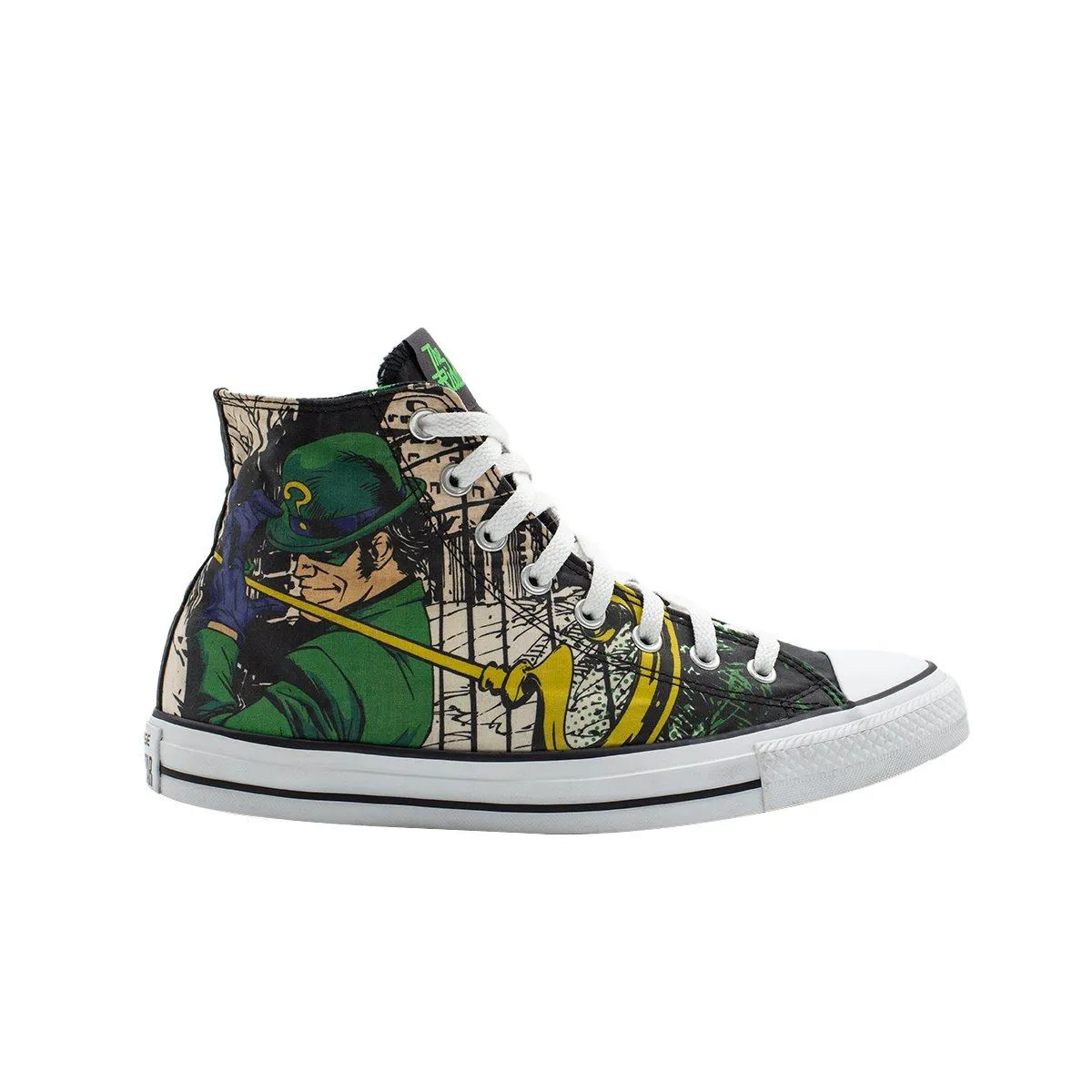 Converse X Dc Comics Chuck Taylor Allstar The Riddler High-Top Sneakers Fabric Multicolour Colour For Men