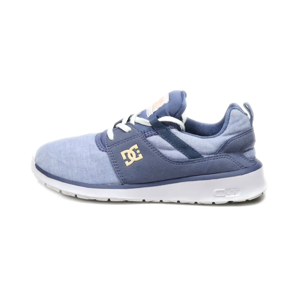 Dc Shoes Uni Lite Sneakers Fabric Blue Colour For Kids