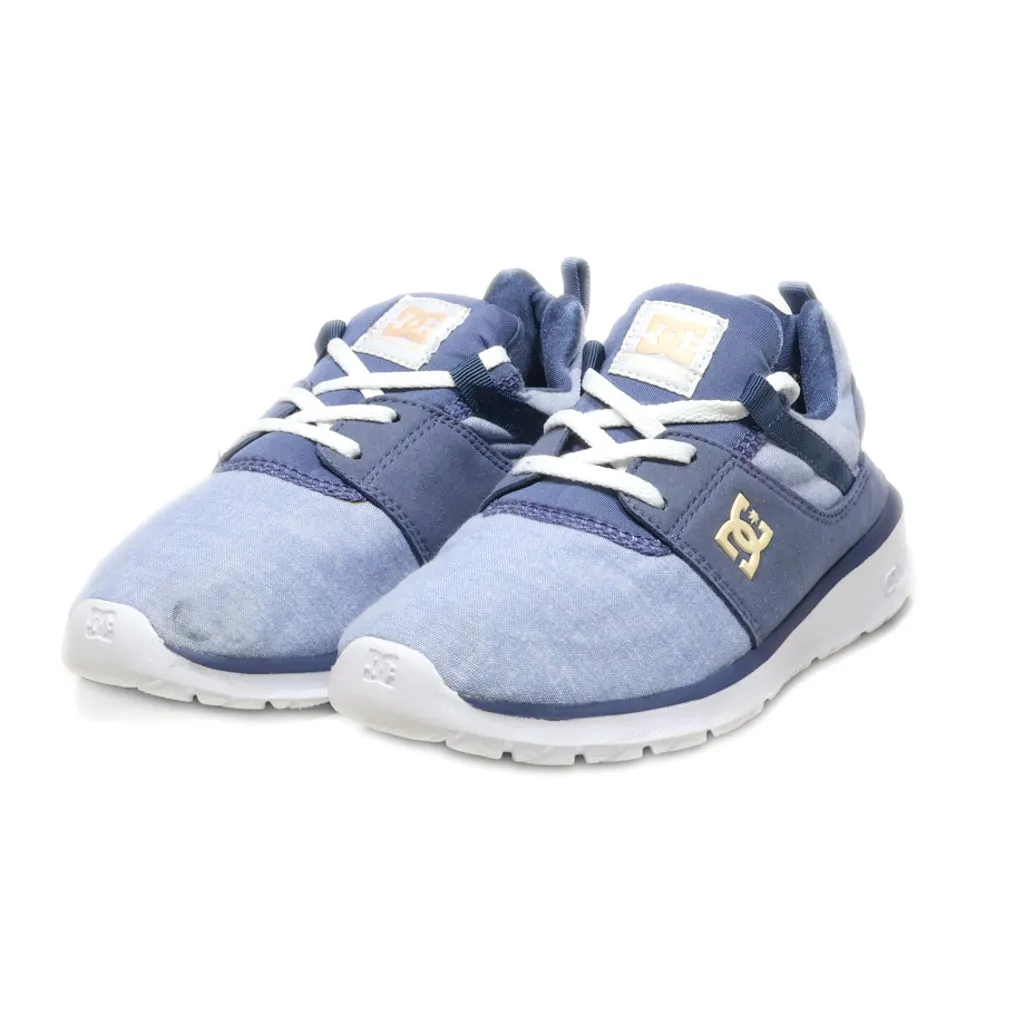 Dc Shoes Uni Lite Sneakers Fabric Blue Colour For Kids