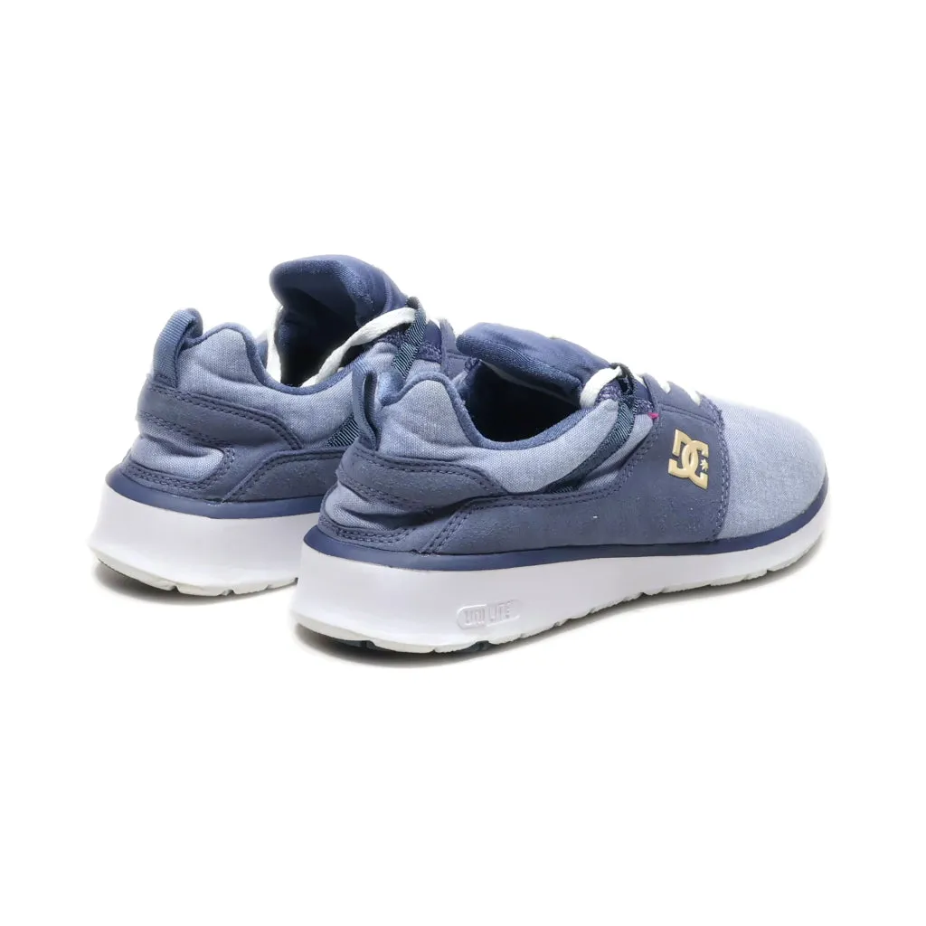 Dc Shoes Uni Lite Sneakers Fabric Blue Colour For Kids