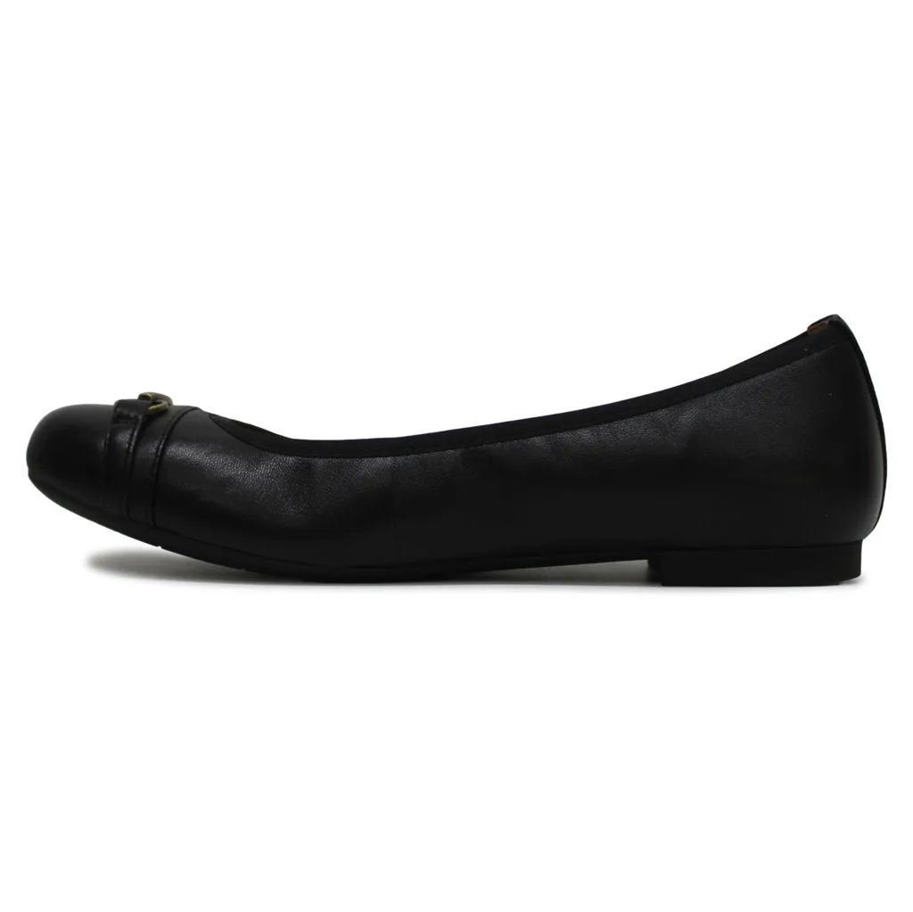 Delanie Leather Textile Women's Ballet Shoes