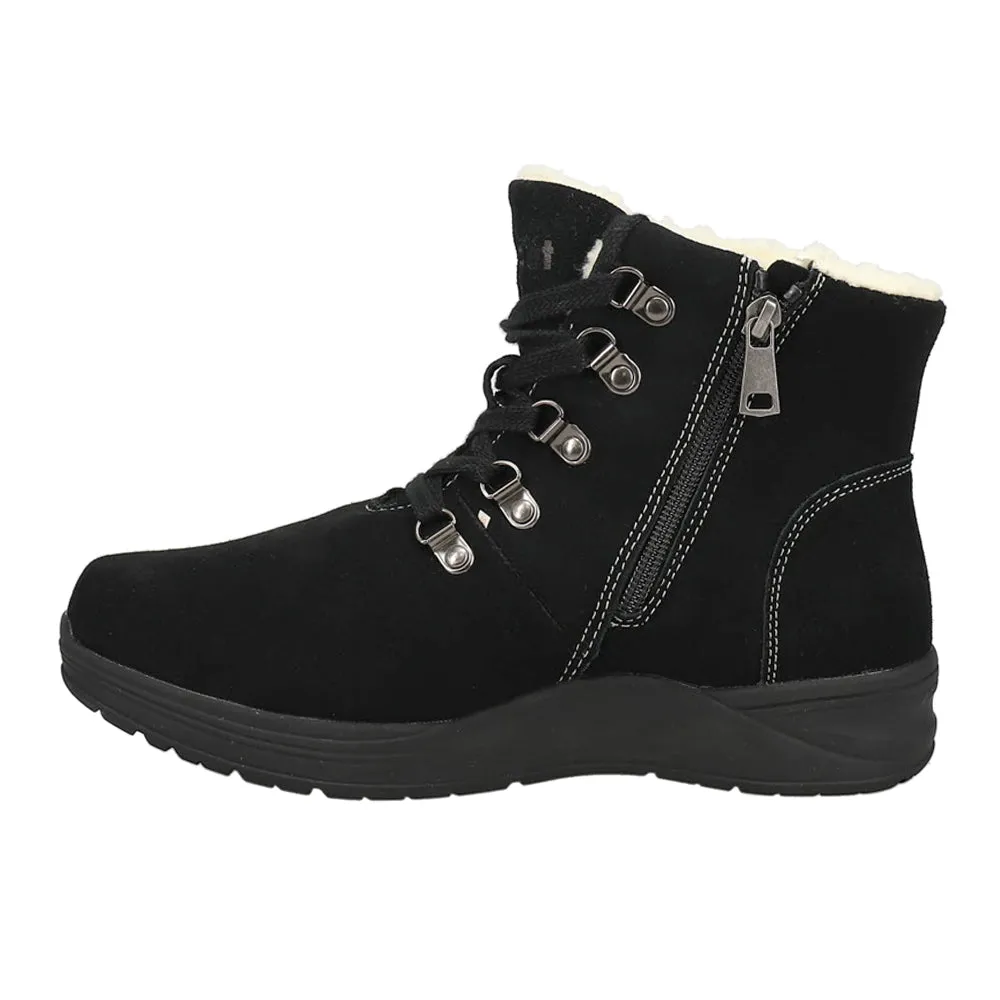 Demi Round Toe Zippered Snow Boots