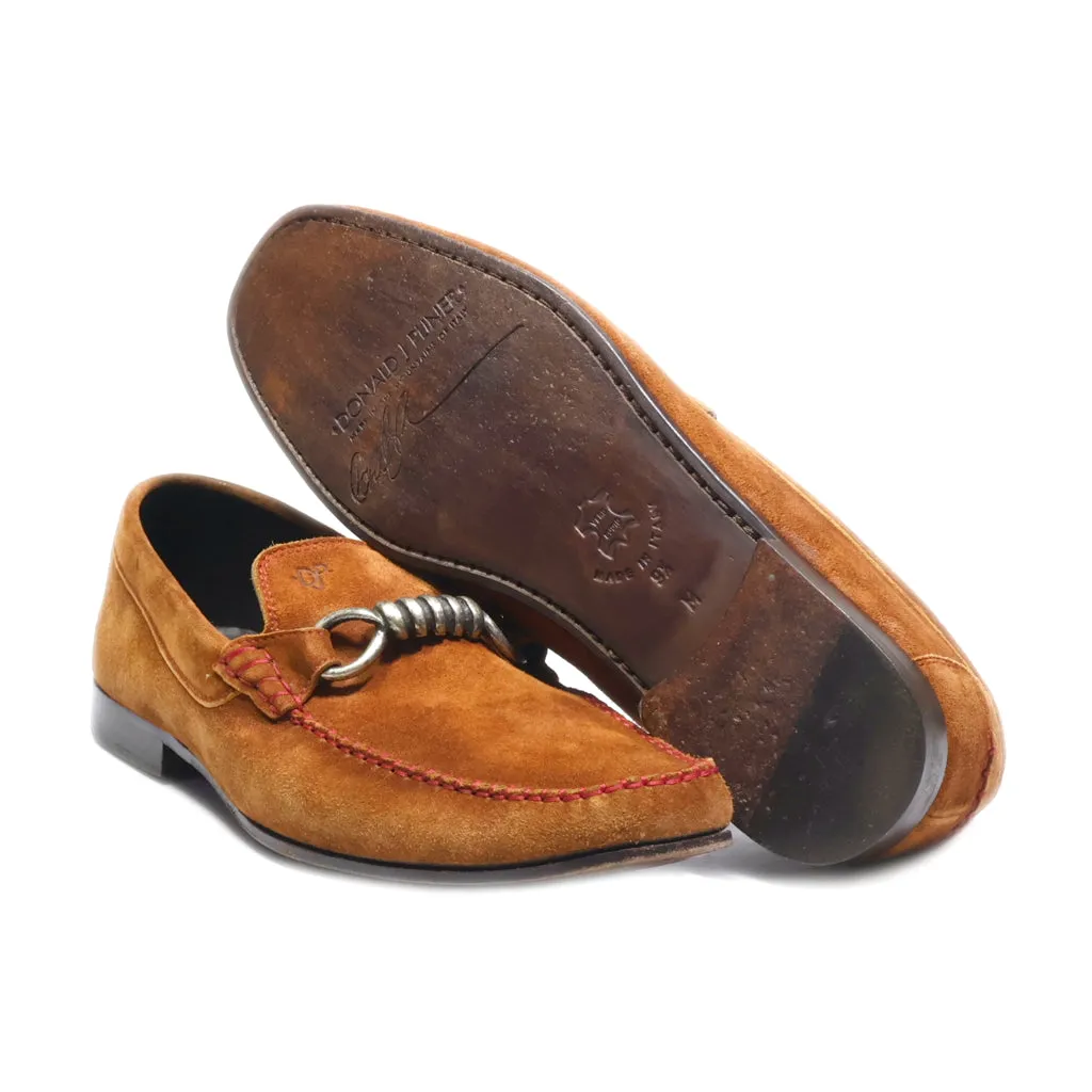 Donald J Pliner Loafers Suede Brown Colour For Men