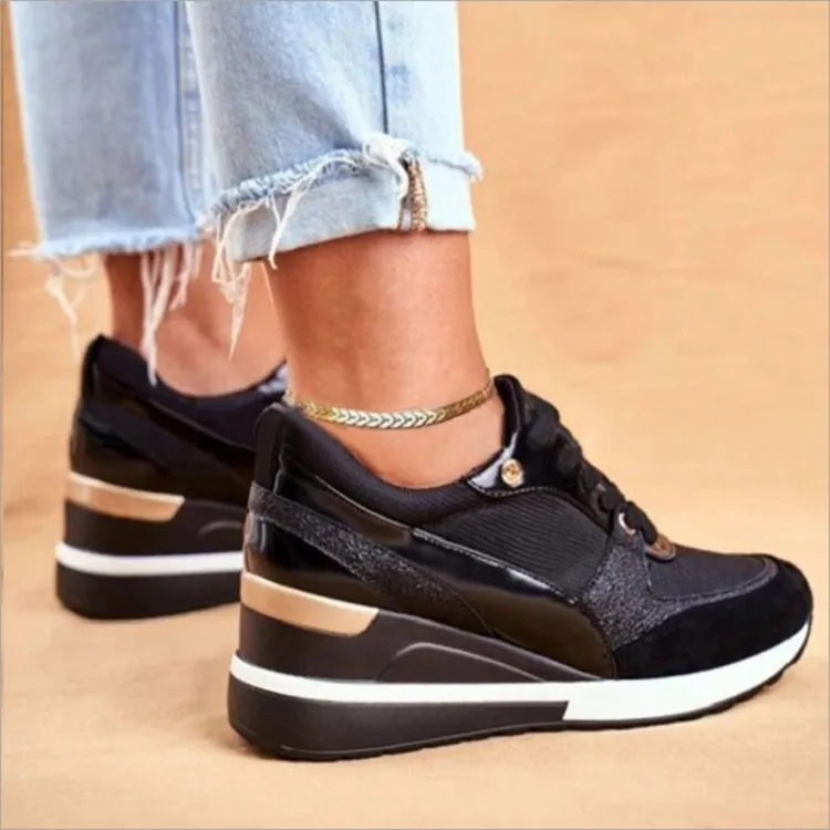 elveswallet Color Blocking Air Cushion Comfortable Sneakers