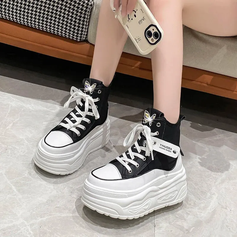 Flutterby Platform Ankle Sneakers