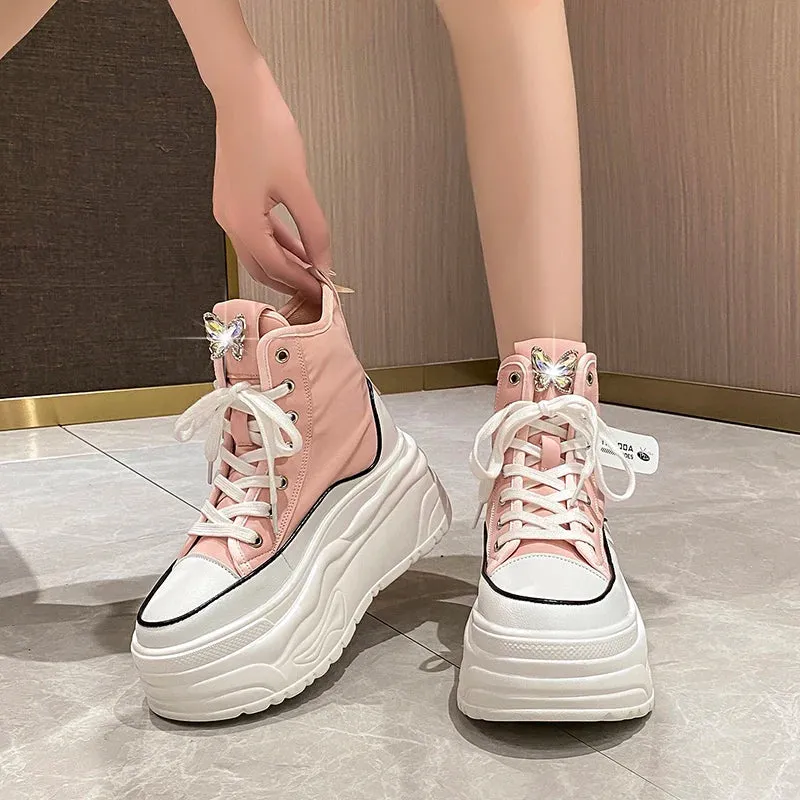 Flutterby Platform Ankle Sneakers