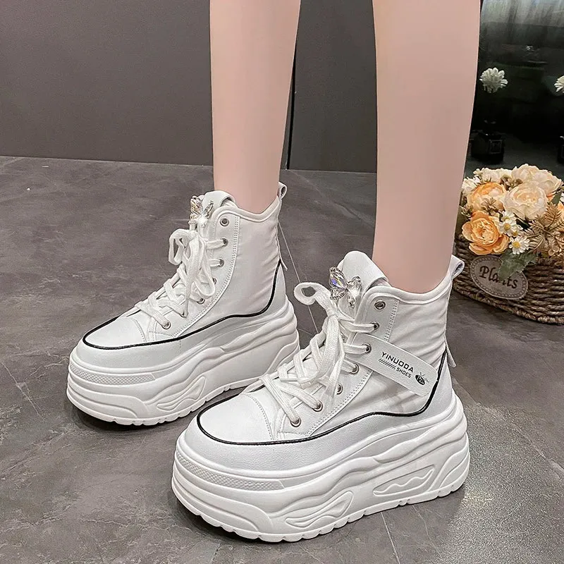 Flutterby Platform Ankle Sneakers