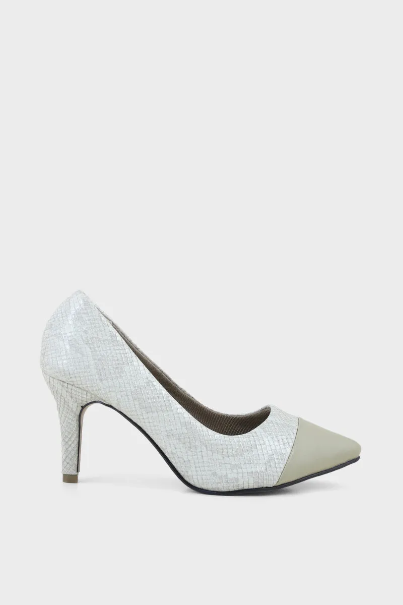 Formal Court Shoes I44455-PISTAGREEN