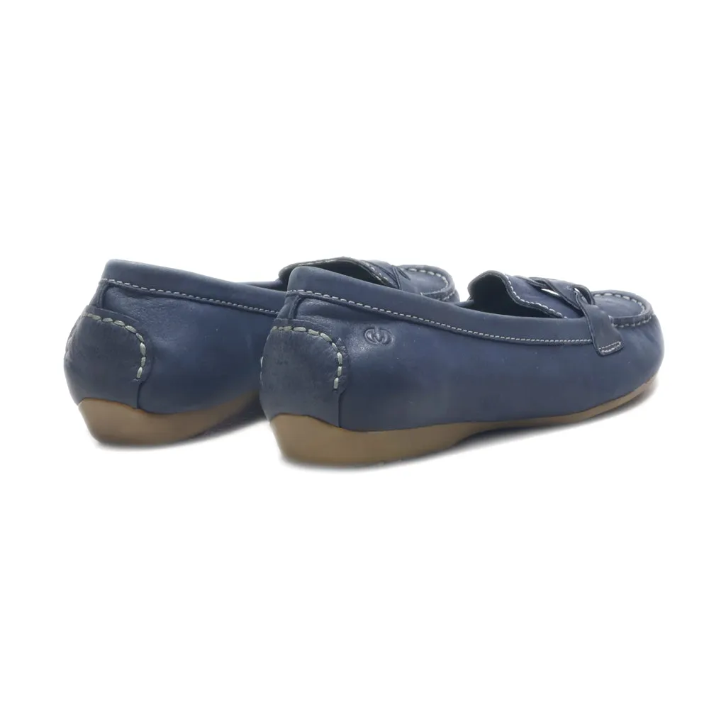 Gerry Weber Loafers Leather Blue Colour For Women