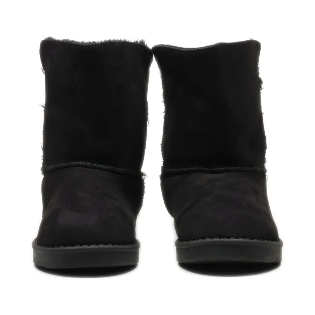 Graceland Snow Boots Suede Black Colour For Kids