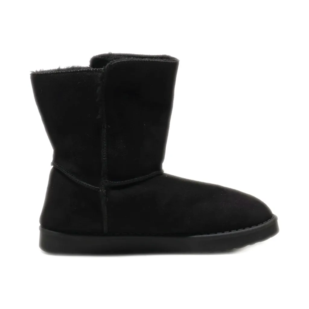 Graceland Snow Boots Suede Black Colour For Kids